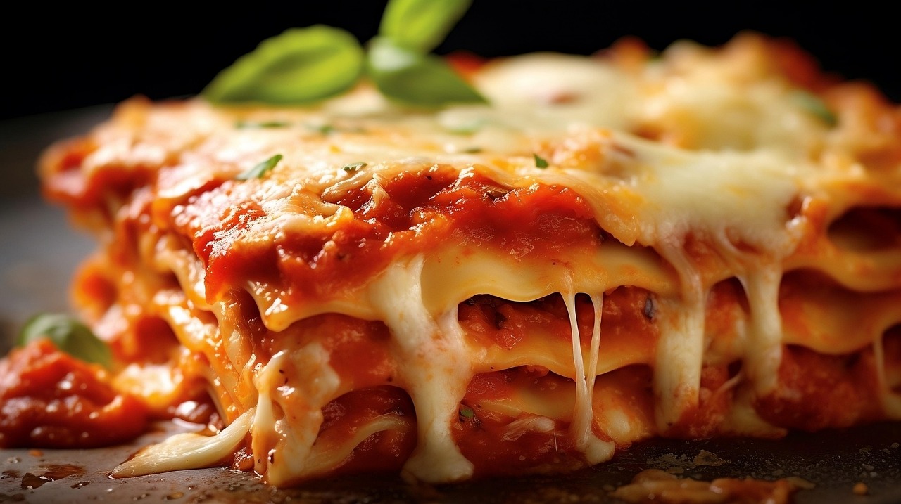 Eine Lasagne